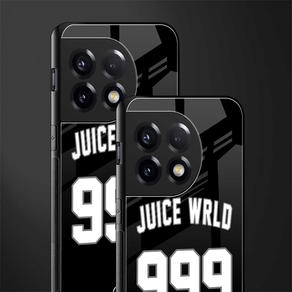 juice wrld 999 back phone cover | glass case for oneplus 11r