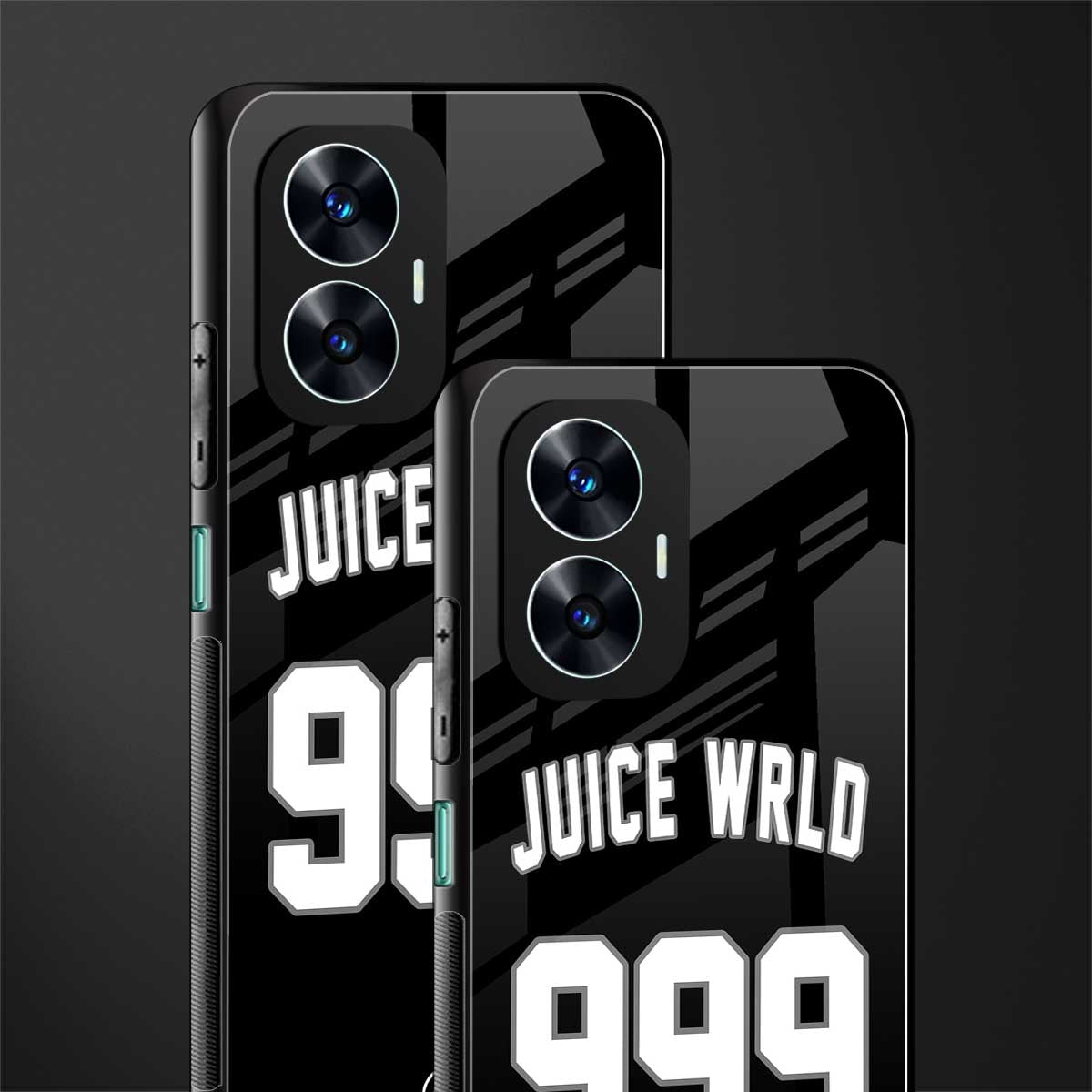 juice wrld 999 back phone cover | glass case for realme c55