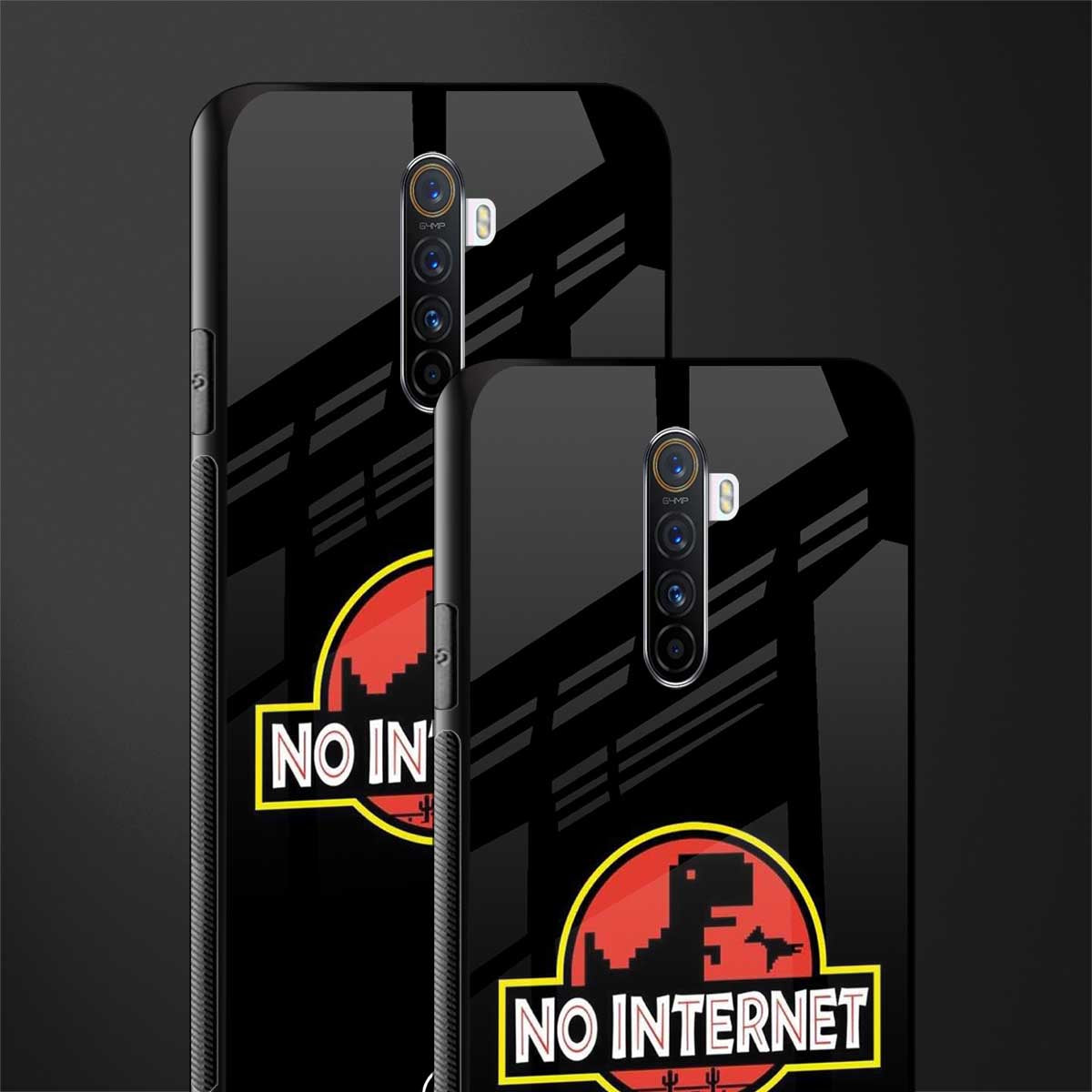 jurassic park no internet glass case for realme x2 pro image-2