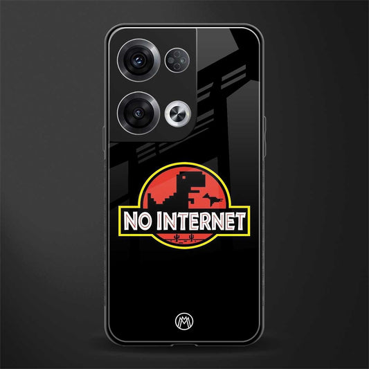 jurassic park no internet back phone cover | glass case for oppo reno 8 pro