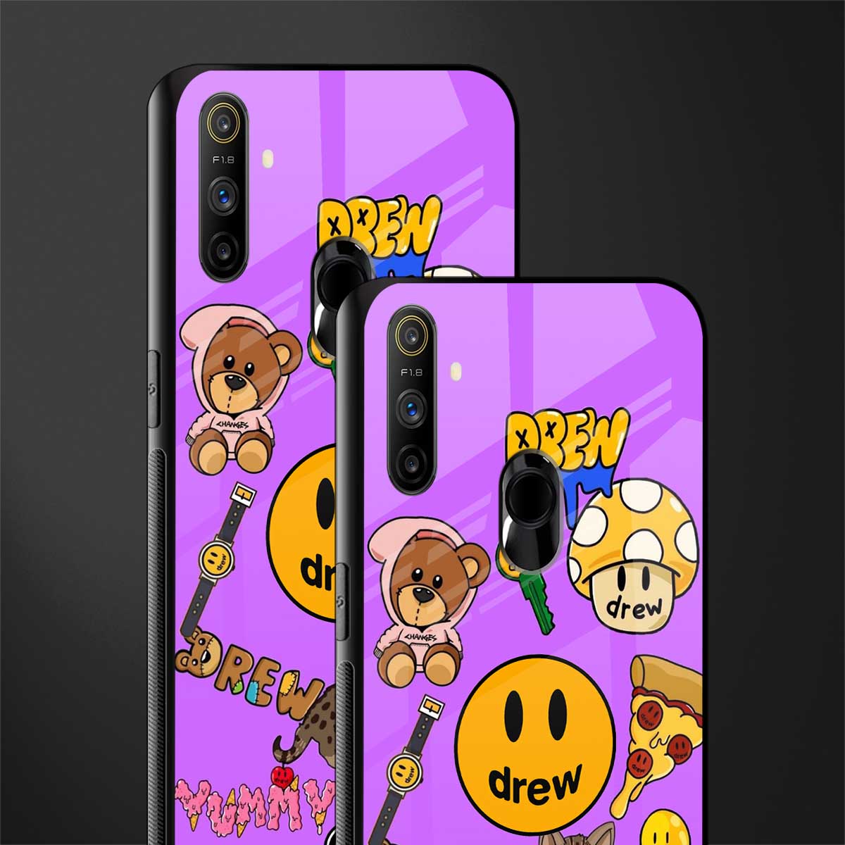 justin bieber glass case for realme narzo 20a image-2