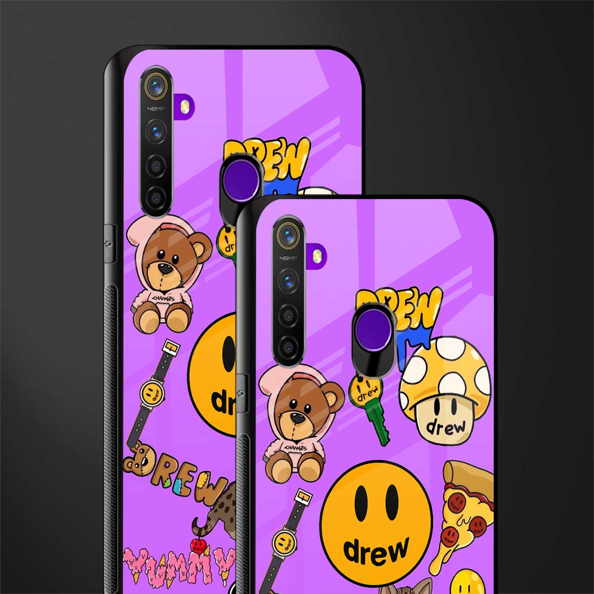 justin bieber glass case for realme 5s image-2