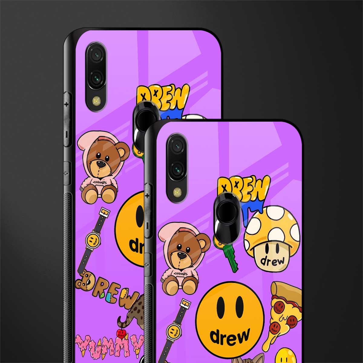 justin bieber glass case for redmi y3 image-2