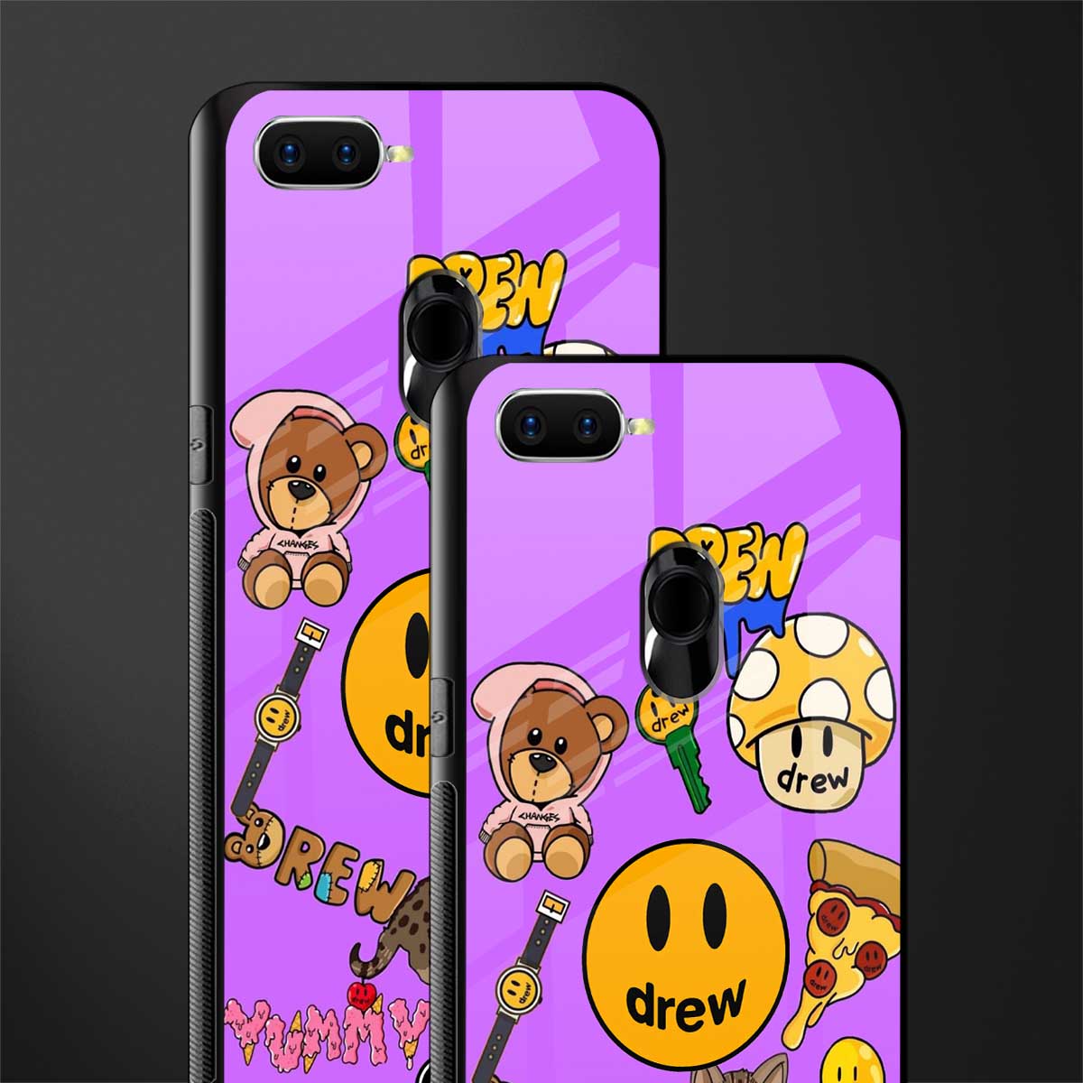 justin bieber glass case for oppo a7 image-2