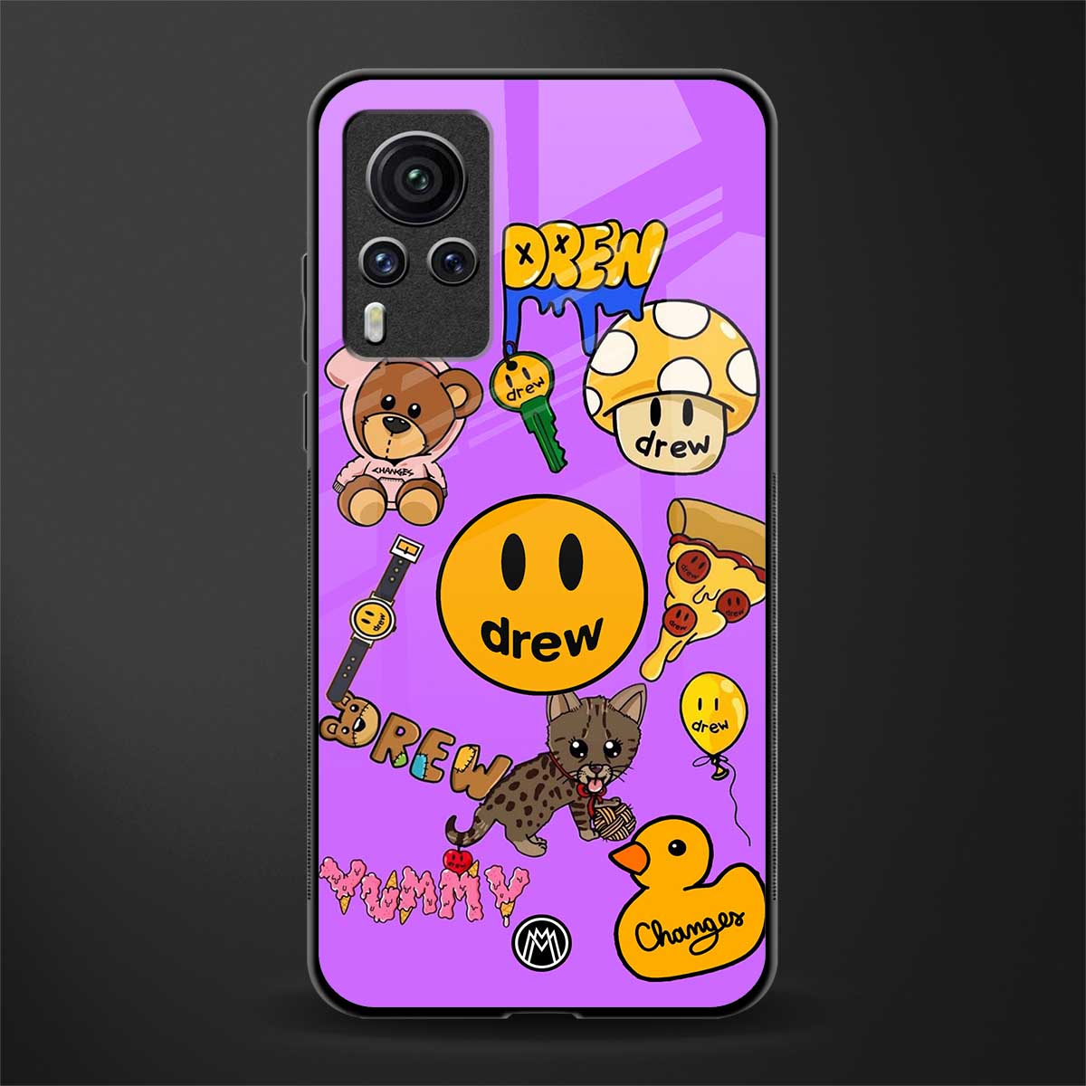 justin bieber glass case for vivo x60 pro image