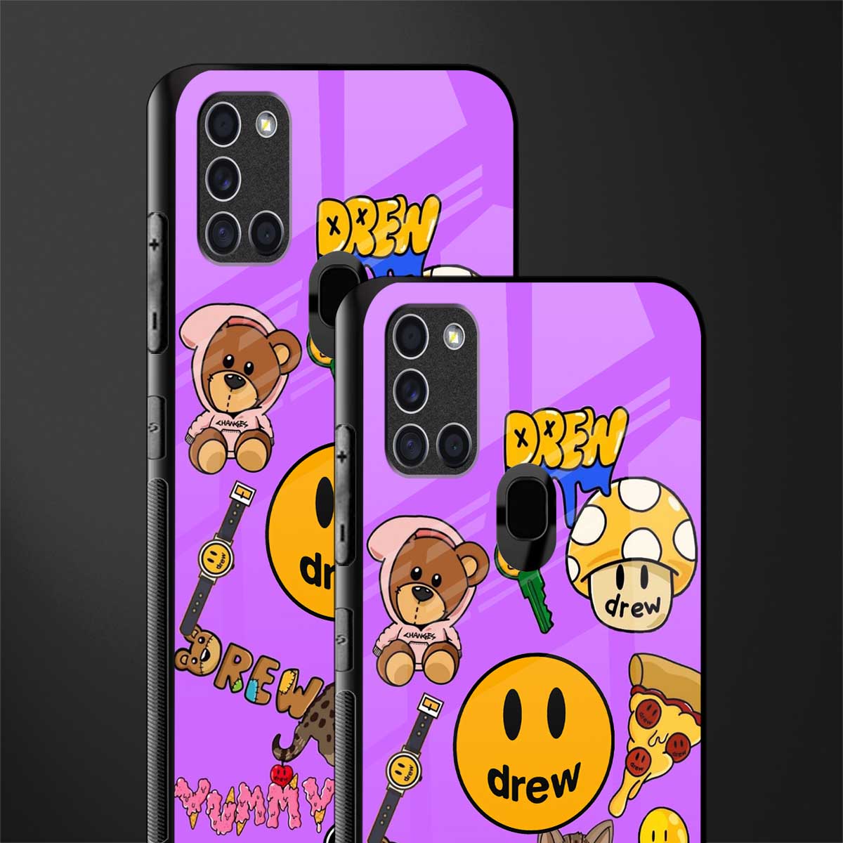 justin bieber glass case for samsung galaxy a21s image-2