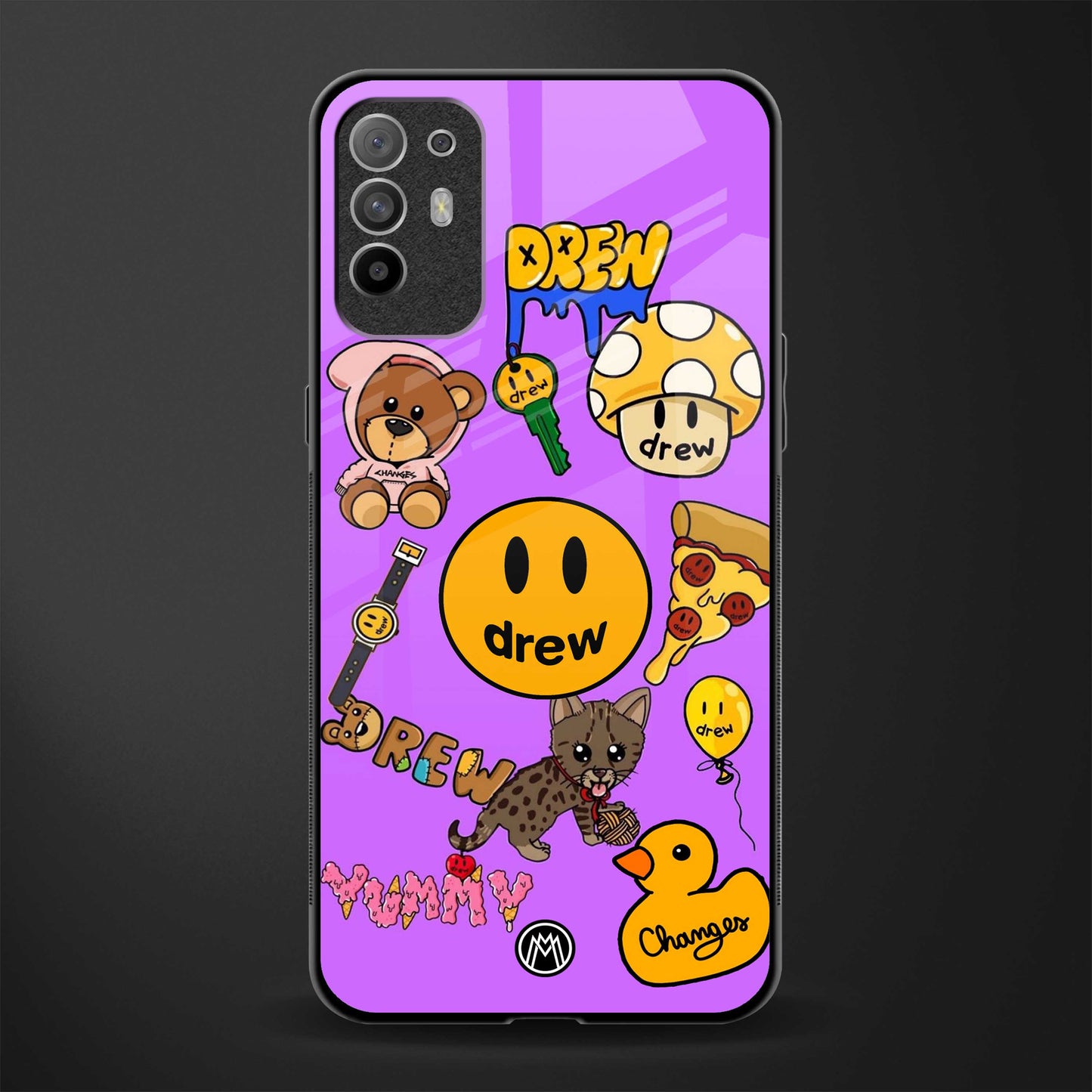justin bieber glass case for oppo f19 pro plus image