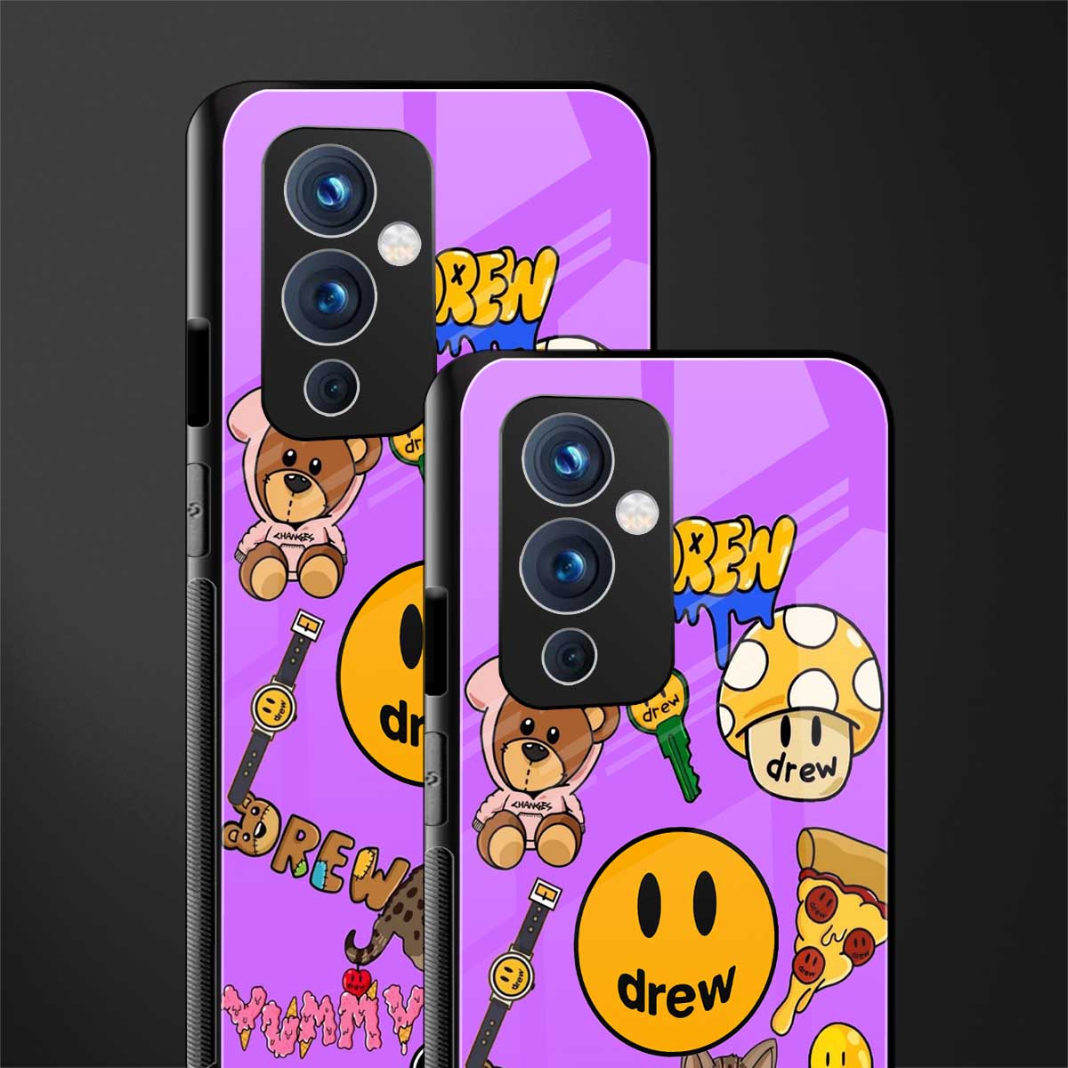 justin bieber back phone cover | glass case for oneplus 9