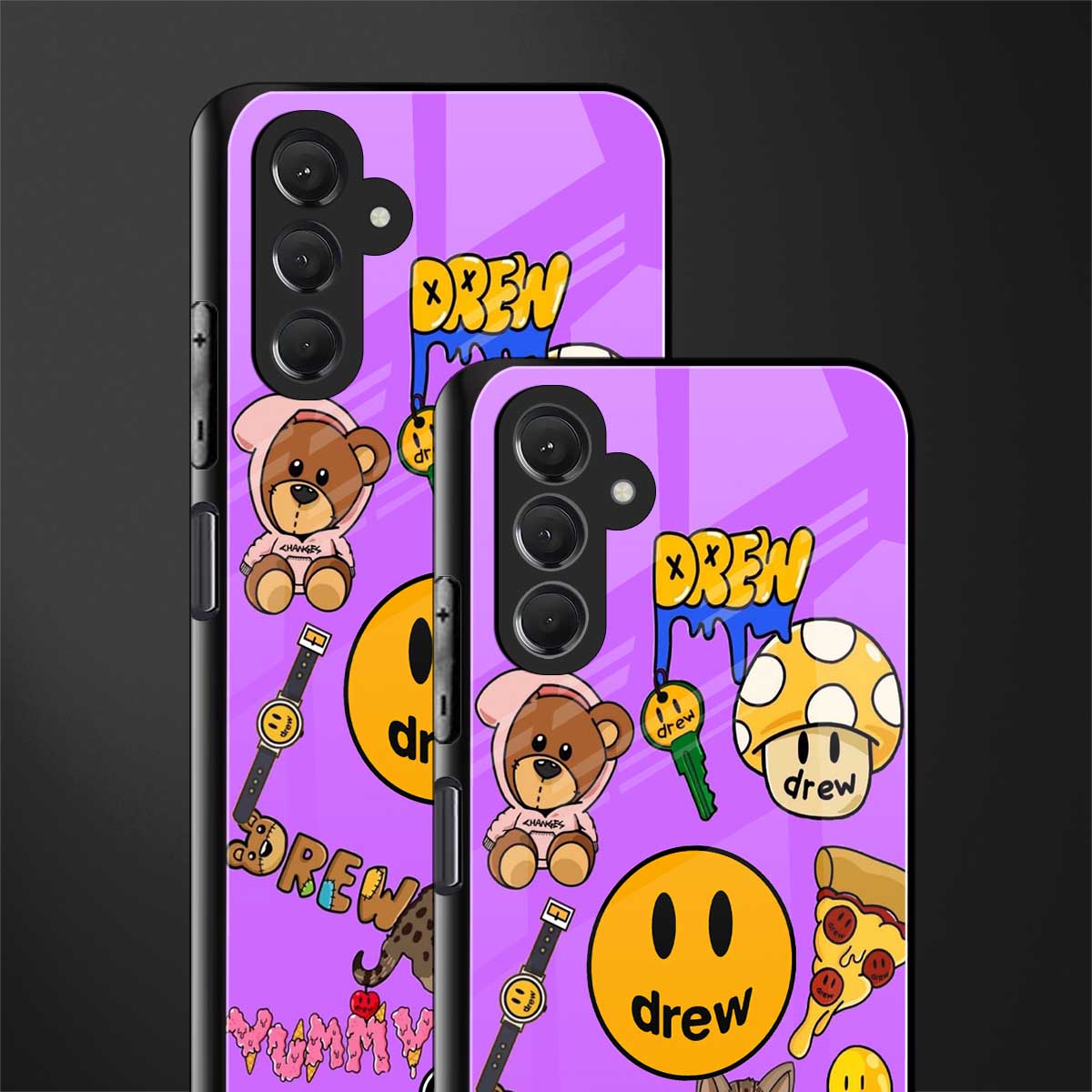 justin bieber back phone cover | glass case for samsun galaxy a24 4g
