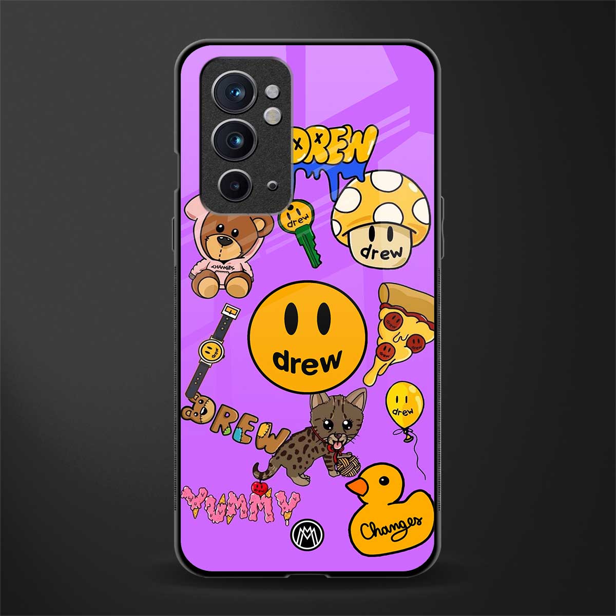 justin bieber glass case for oneplus 9rt image