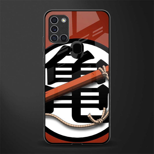 kakarot glass case for samsung galaxy a21s image