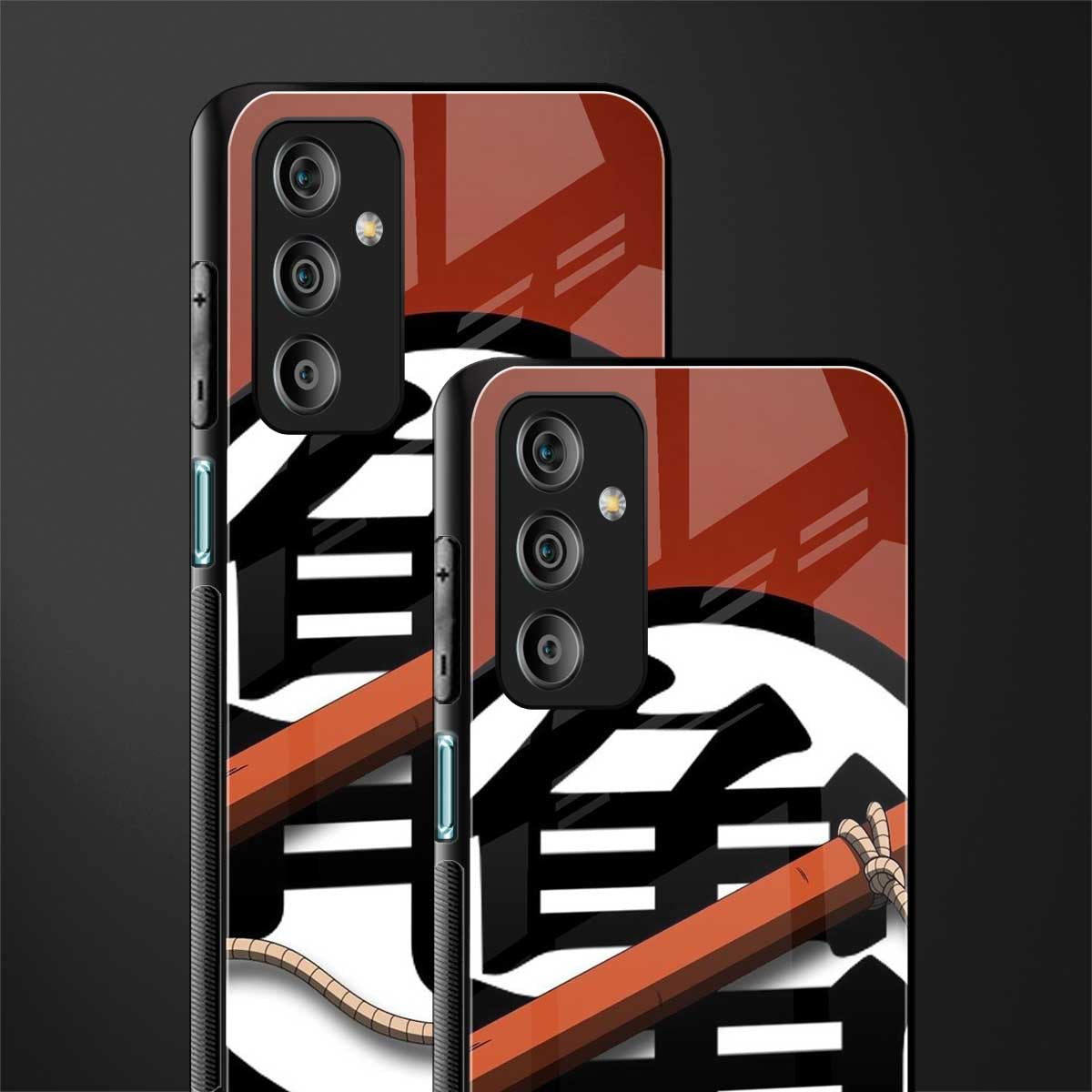 kakarot back phone cover | glass case for samsung galaxy f23 5g