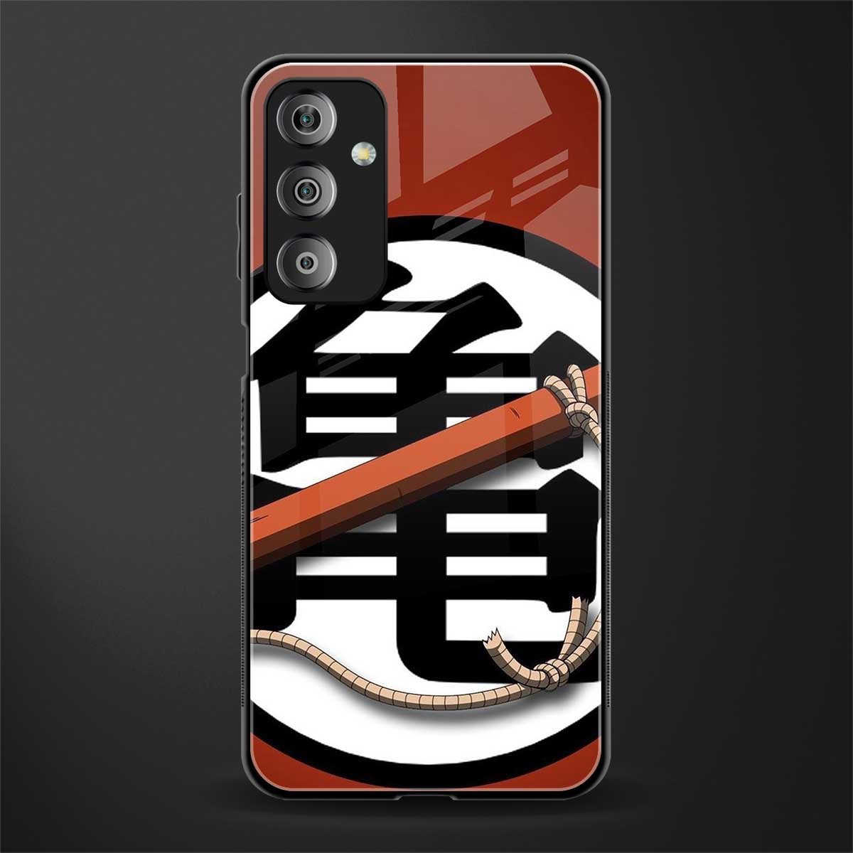 kakarot back phone cover | glass case for samsung galaxy f23 5g