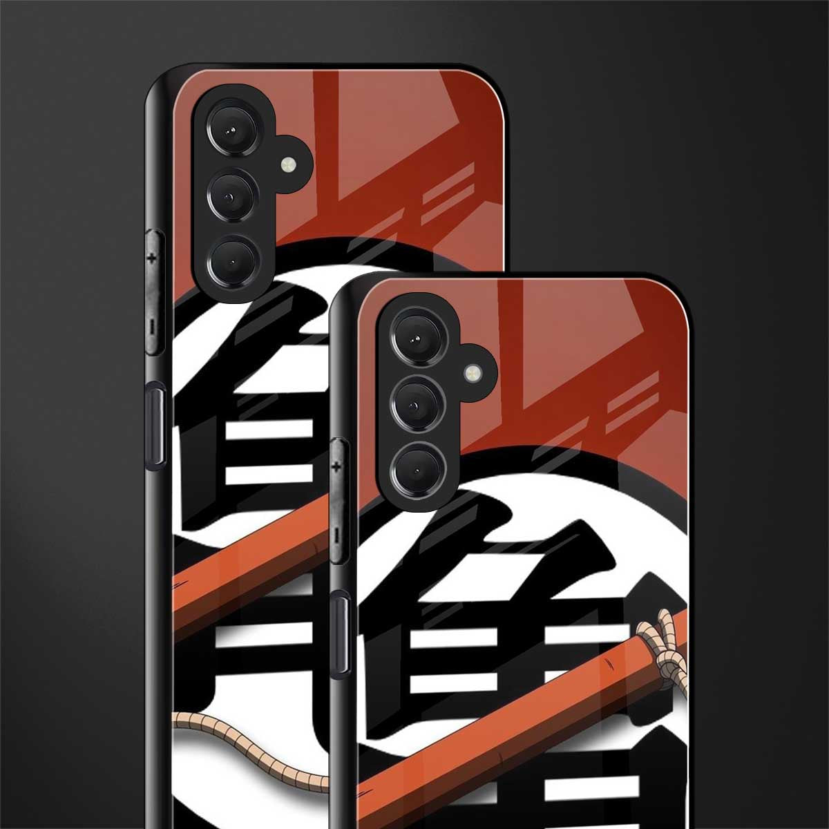 kakarot back phone cover | glass case for samsun galaxy a24 4g