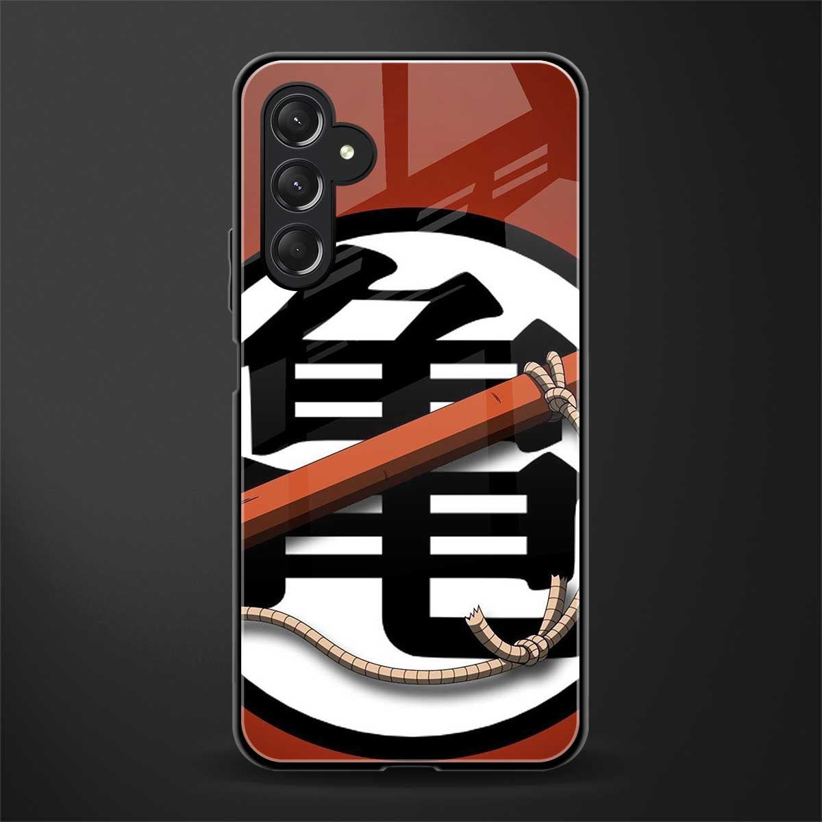kakarot back phone cover | glass case for samsun galaxy a24 4g