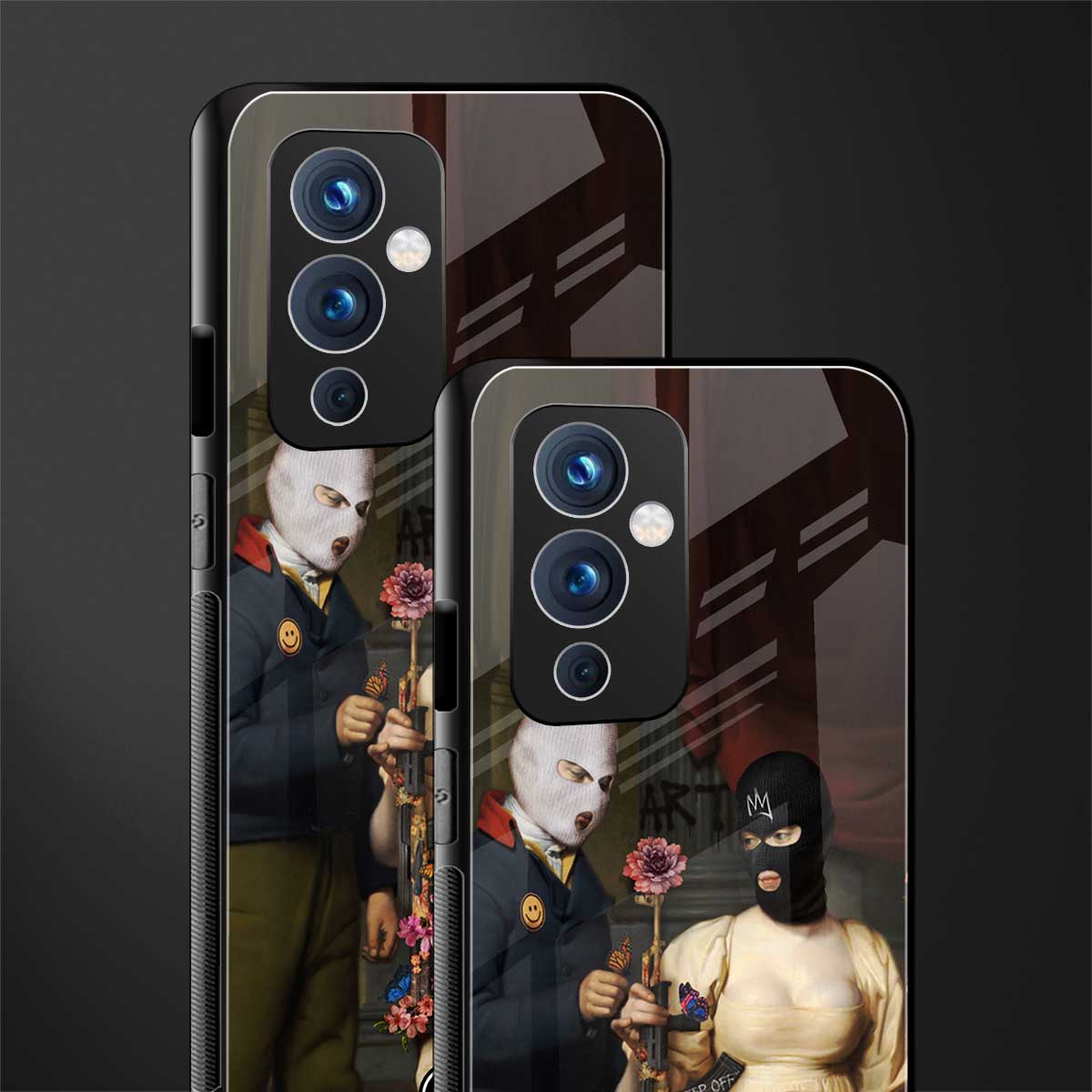 keep off back phone cover | glass case for oneplus 9