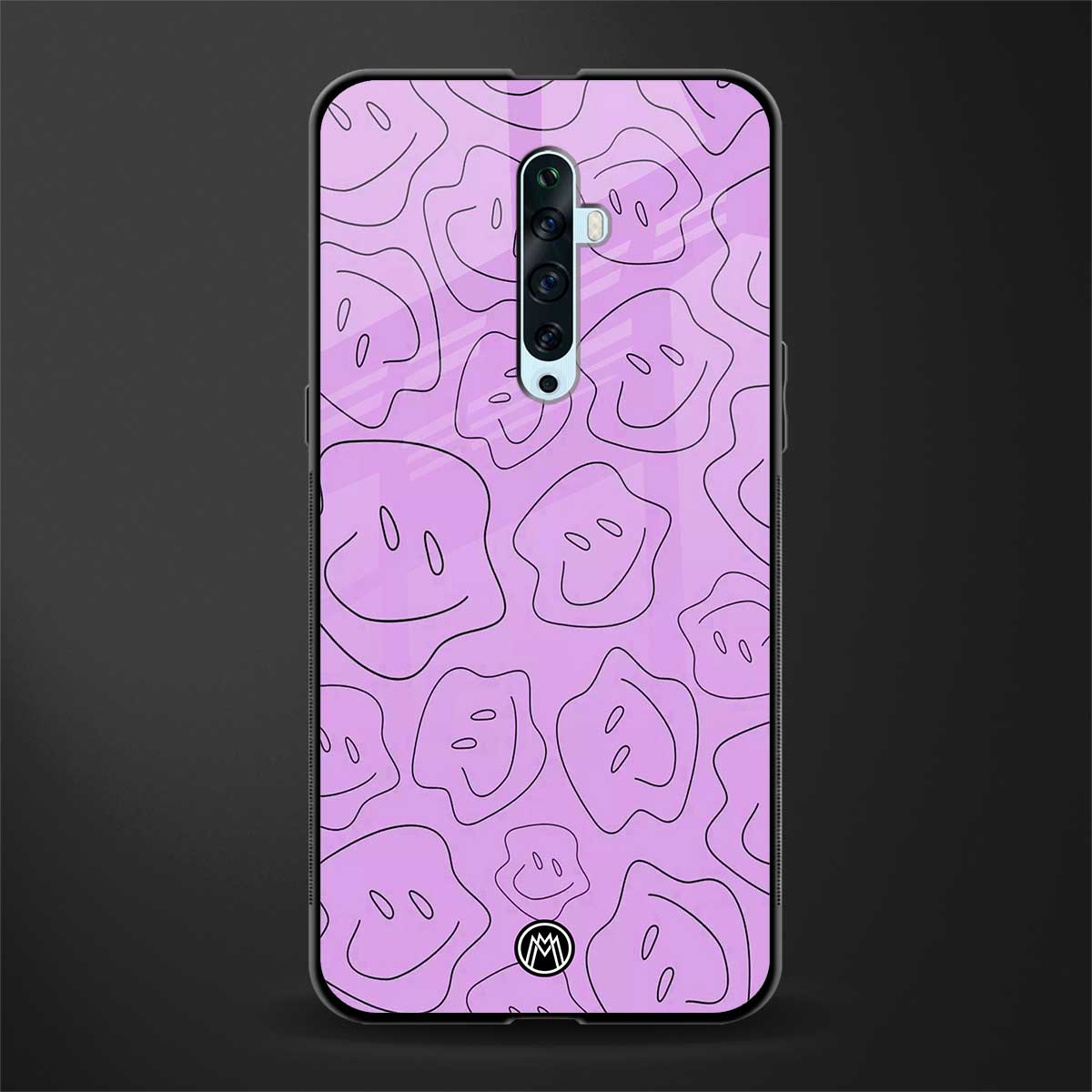 kinda sad kinda happy glass case for oppo reno 2z image