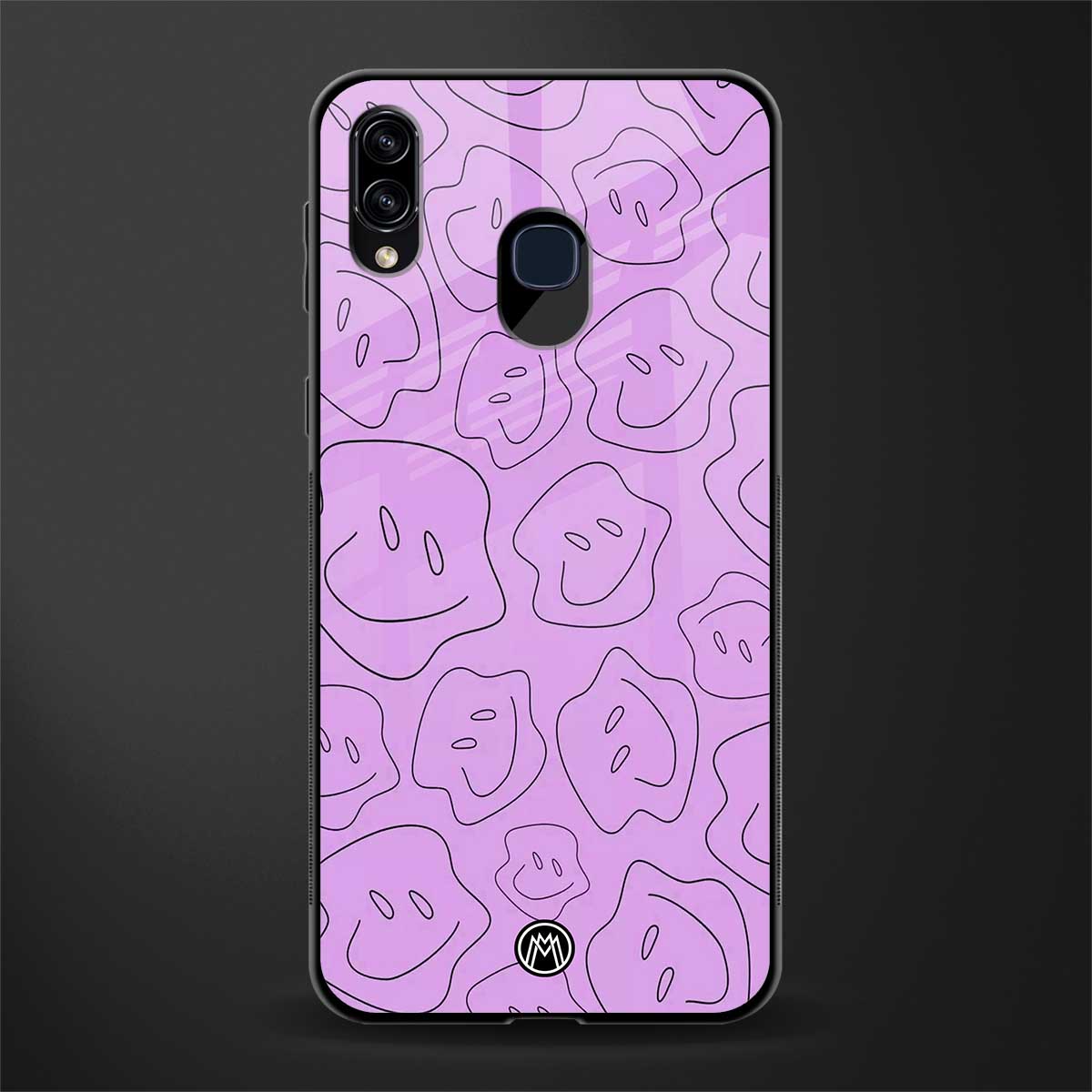 kinda sad kinda happy glass case for samsung galaxy a30 image