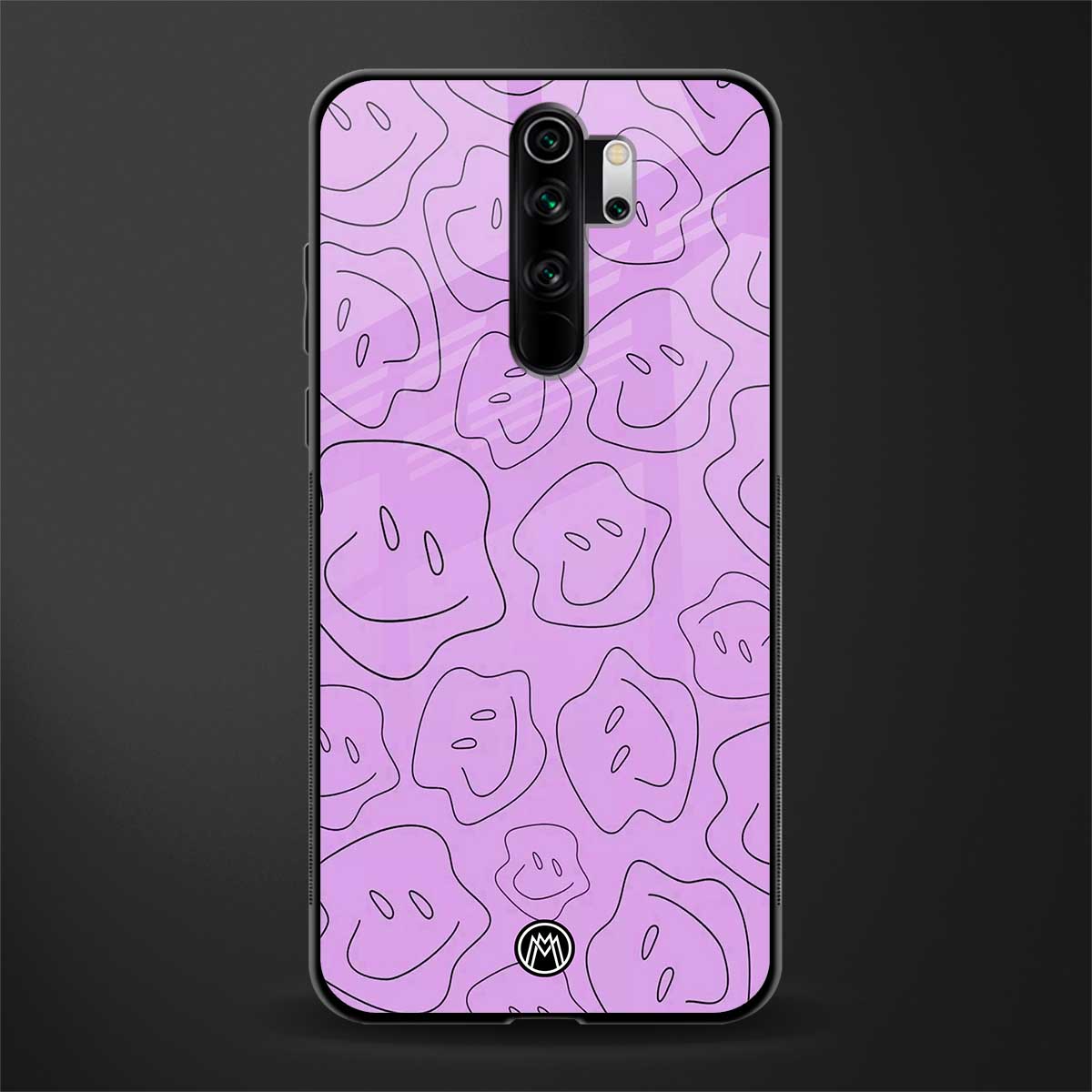 kinda sad kinda happy glass case for redmi note 8 pro image