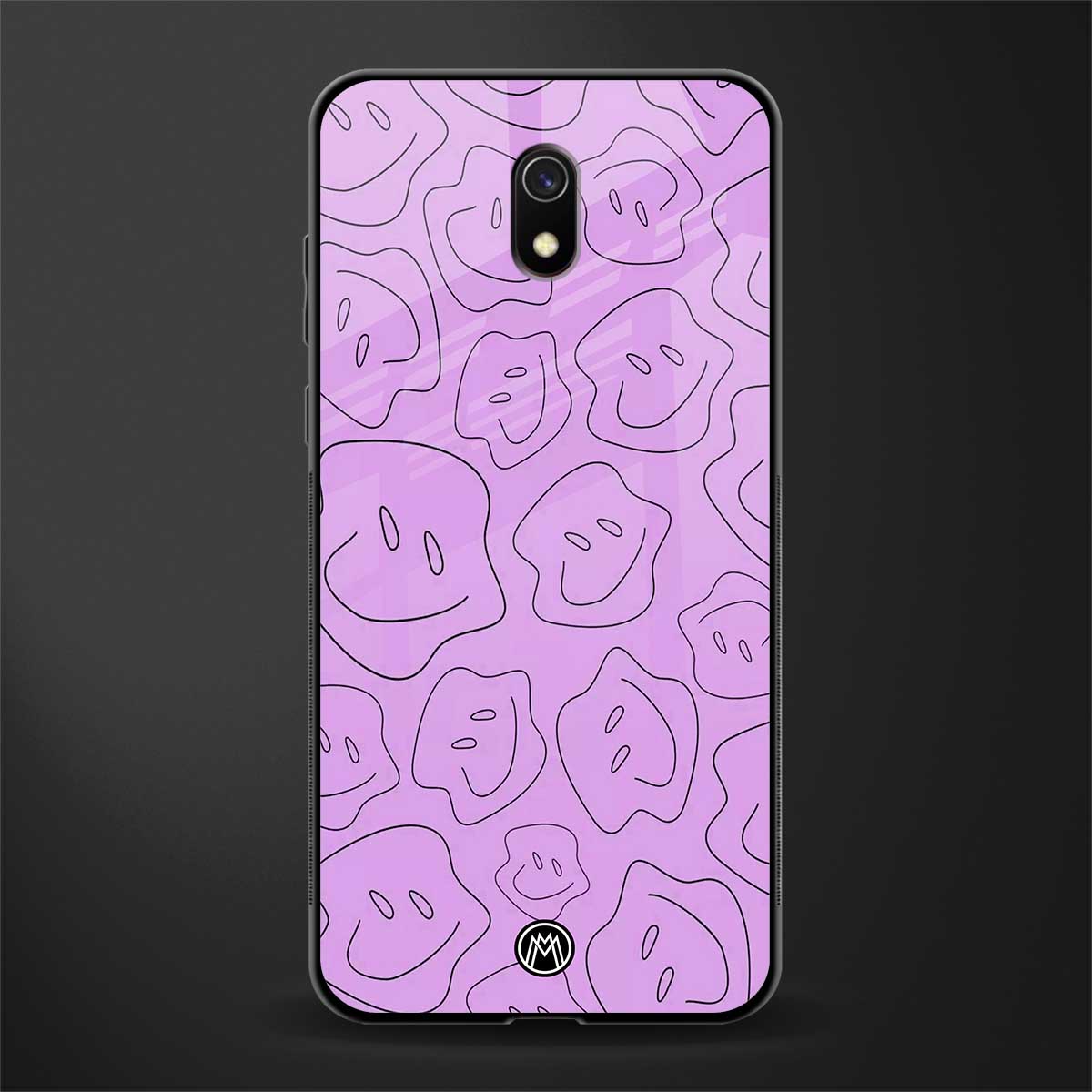 kinda sad kinda happy glass case for redmi 8a image