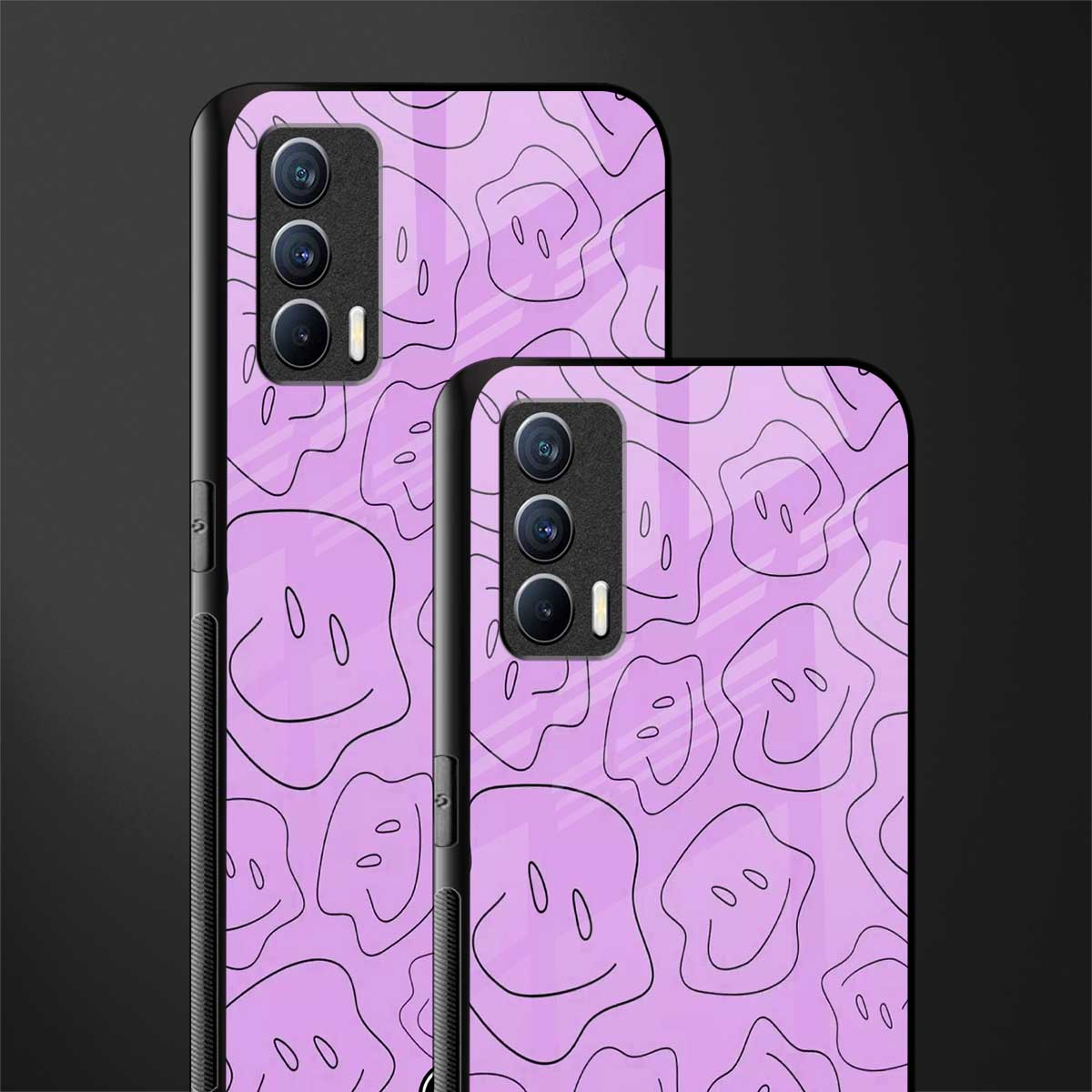 kinda sad kinda happy glass case for realme x7 image-2