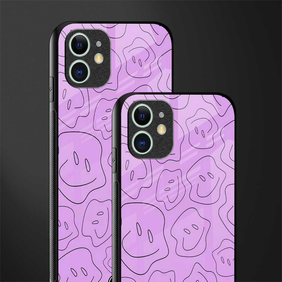 kinda sad kinda happy glass case for iphone 11 image-2