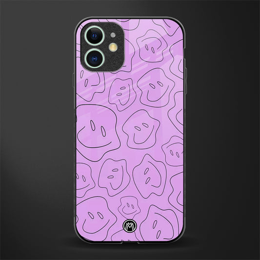 kinda sad kinda happy glass case for iphone 11 image