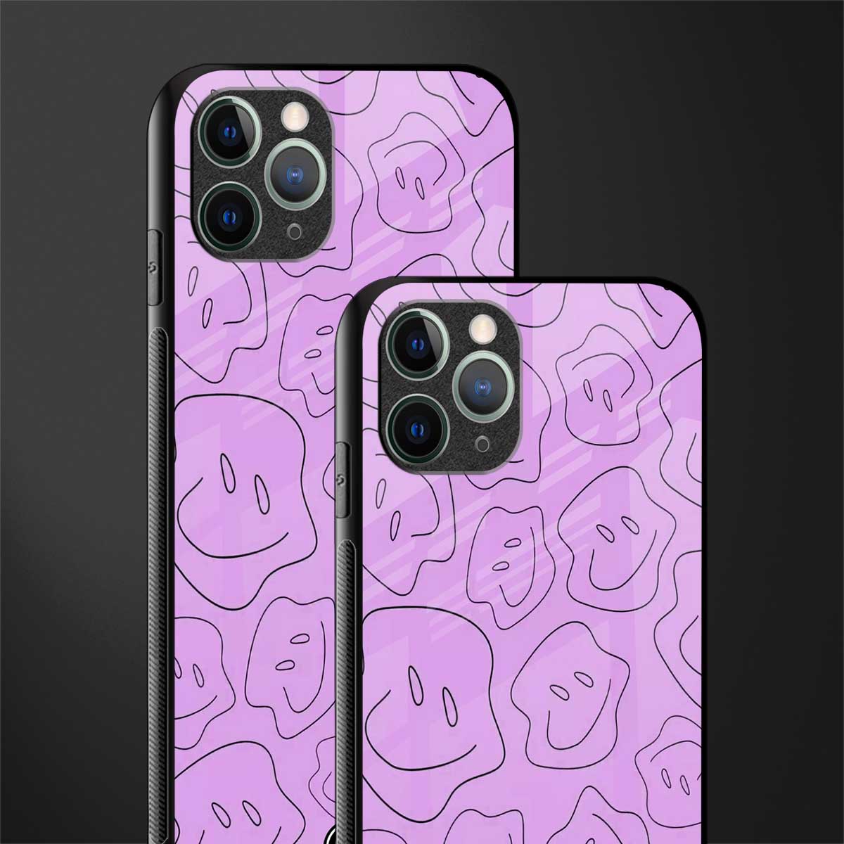 kinda sad kinda happy glass case for iphone 11 pro image-2