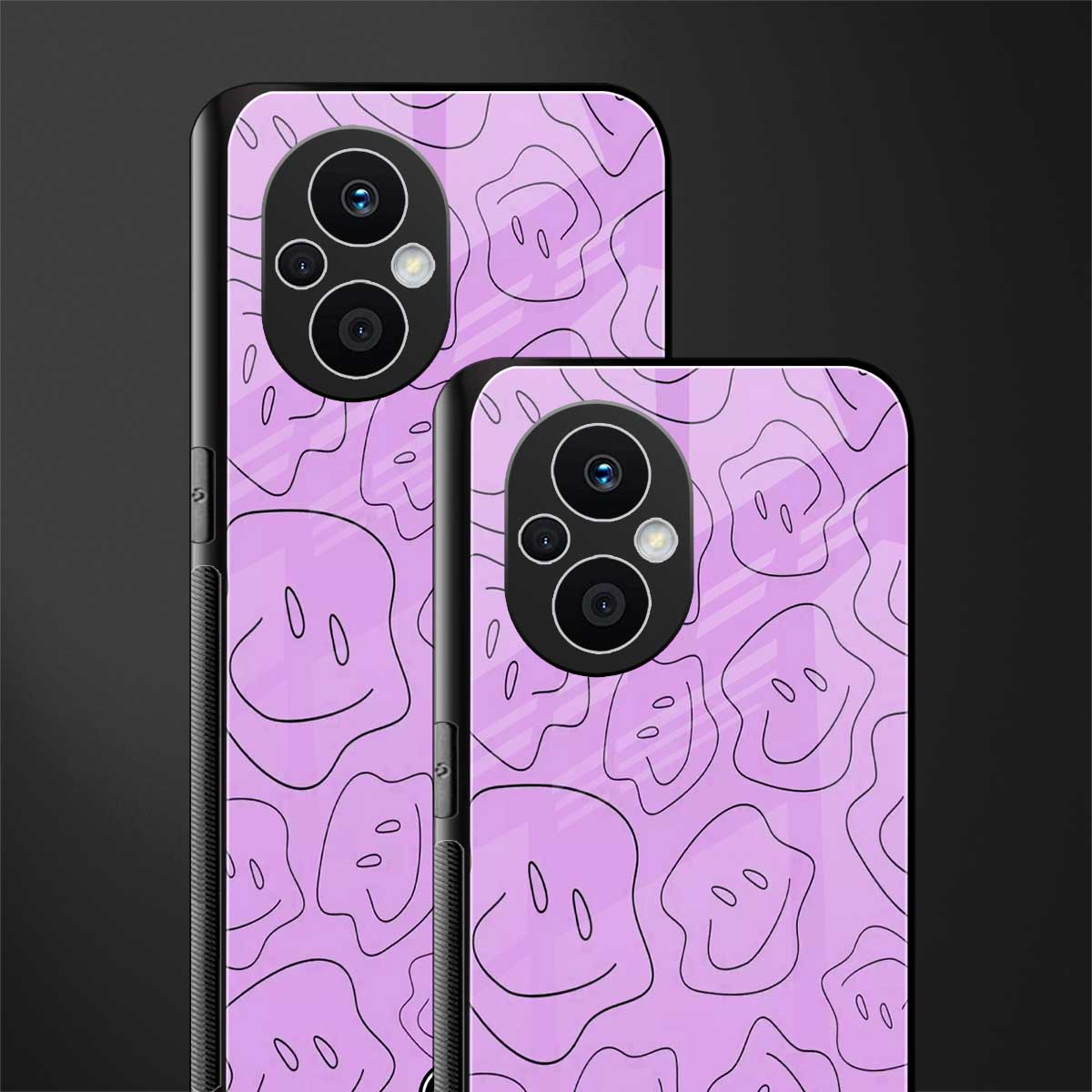 kinda sad kinda happy back phone cover | glass case for oppo f21 pro 5g