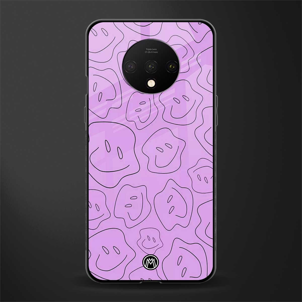 kinda sad kinda happy glass case for oneplus 7t image
