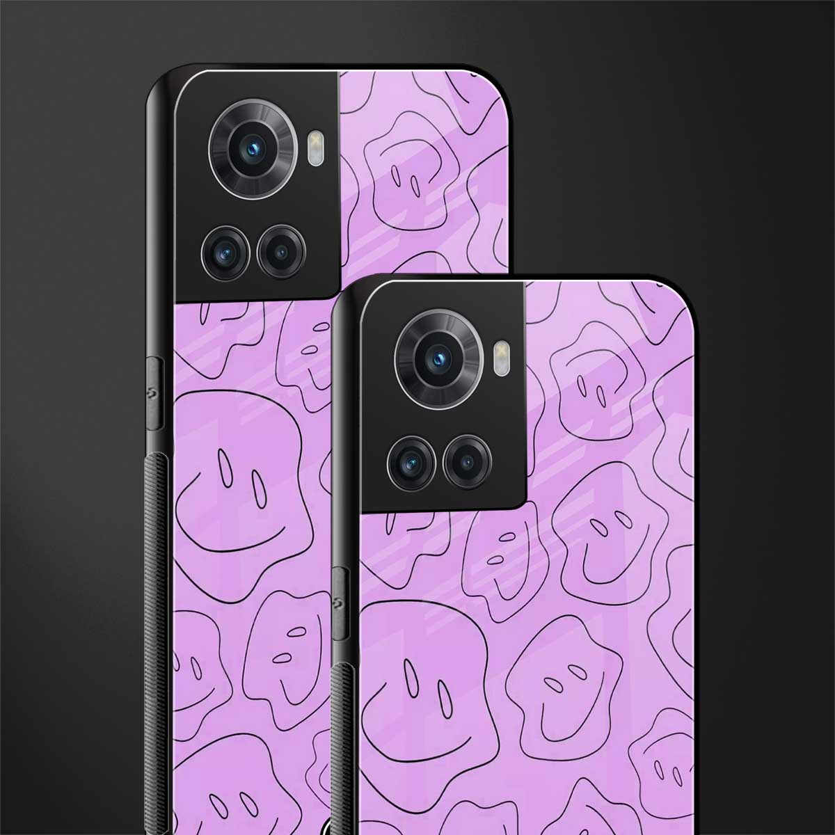 kinda sad kinda happy back phone cover | glass case for oneplus 10r 5g