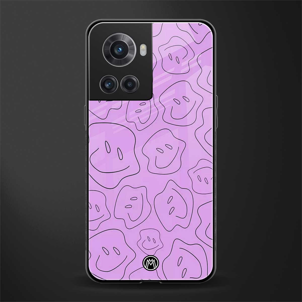 kinda sad kinda happy back phone cover | glass case for oneplus 10r 5g