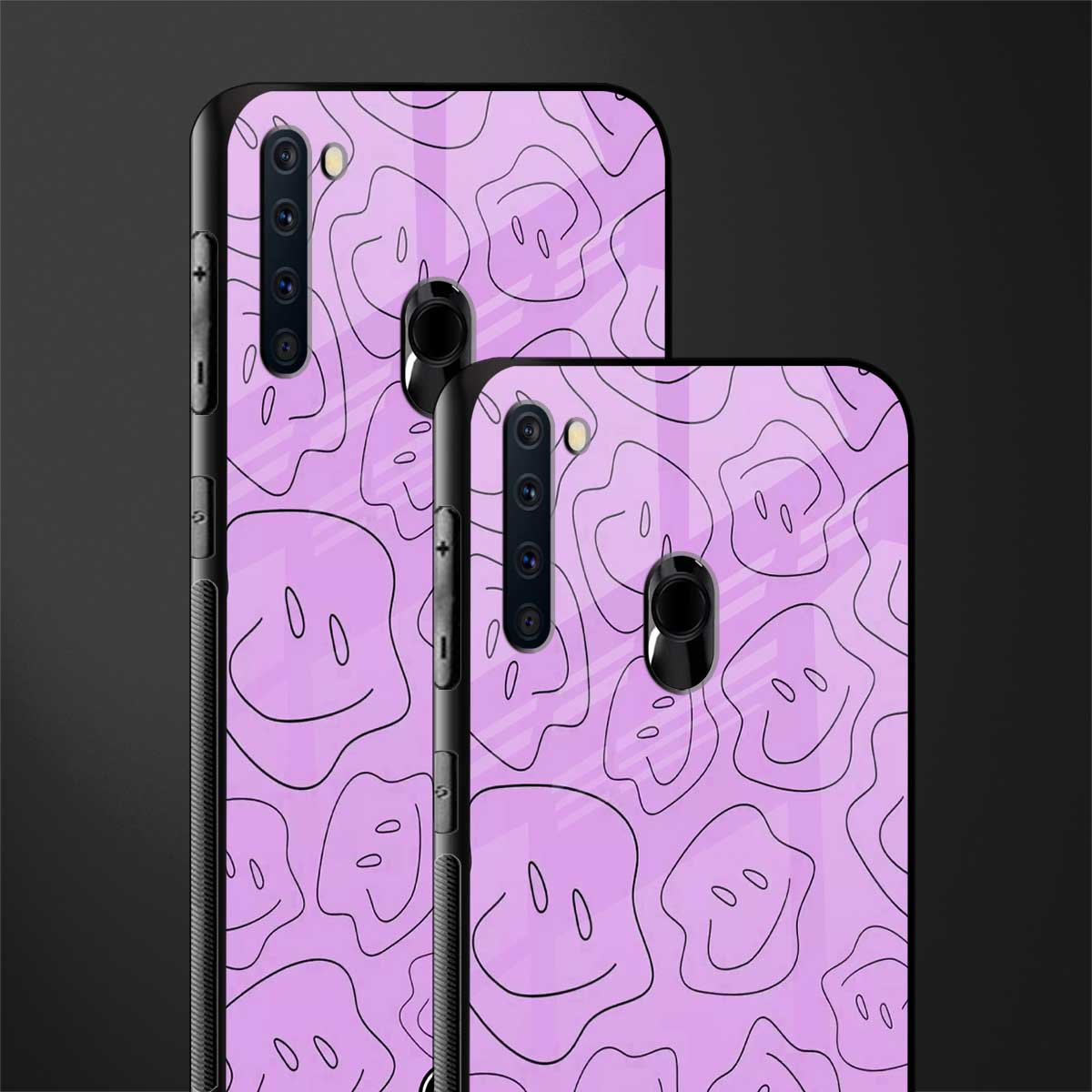 kinda sad kinda happy glass case for samsung a21 image-2