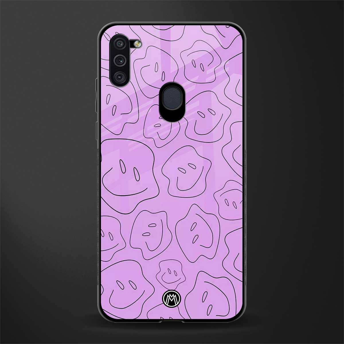 kinda sad kinda happy glass case for samsung galaxy m11 image