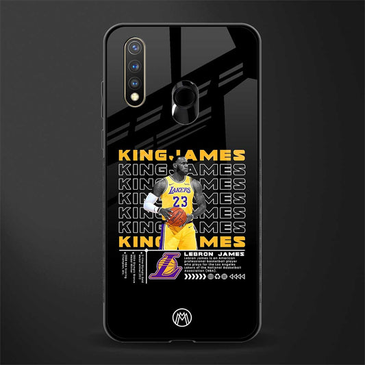 king james glass case for vivo y19 image