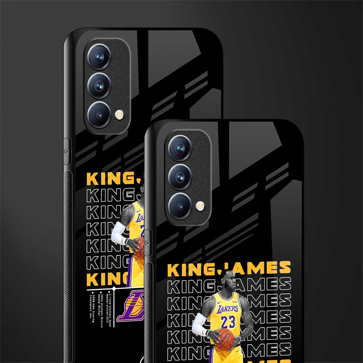 king james glass case for oppo f19s image-2
