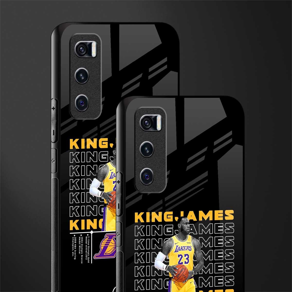 king james glass case for vivo v20 se image-2