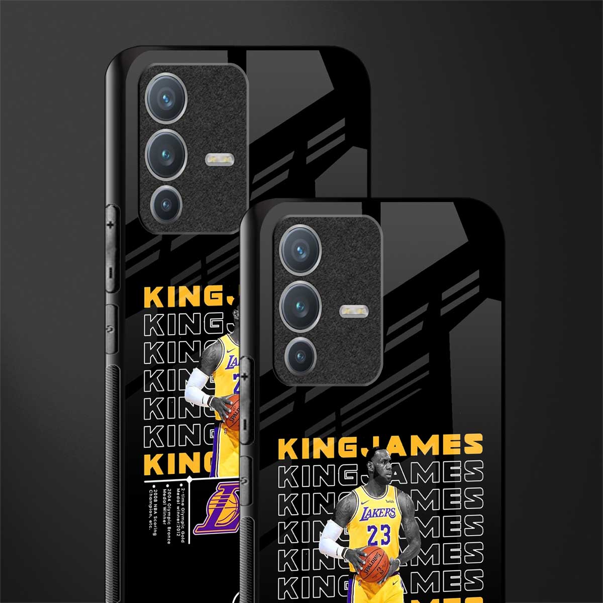 king james glass case for vivo v23 pro 5g image-2