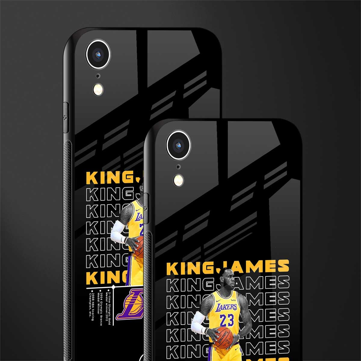 king james glass case for iphone xr image-2