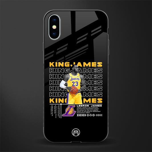 king james glass case for iphone x image
