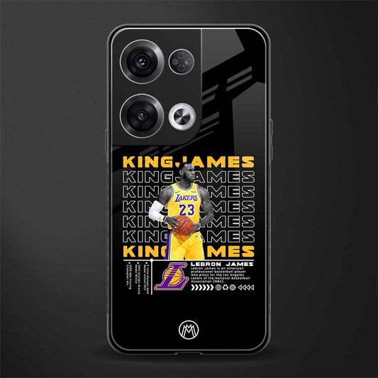 king james back phone cover | glass case for oppo reno 8 pro