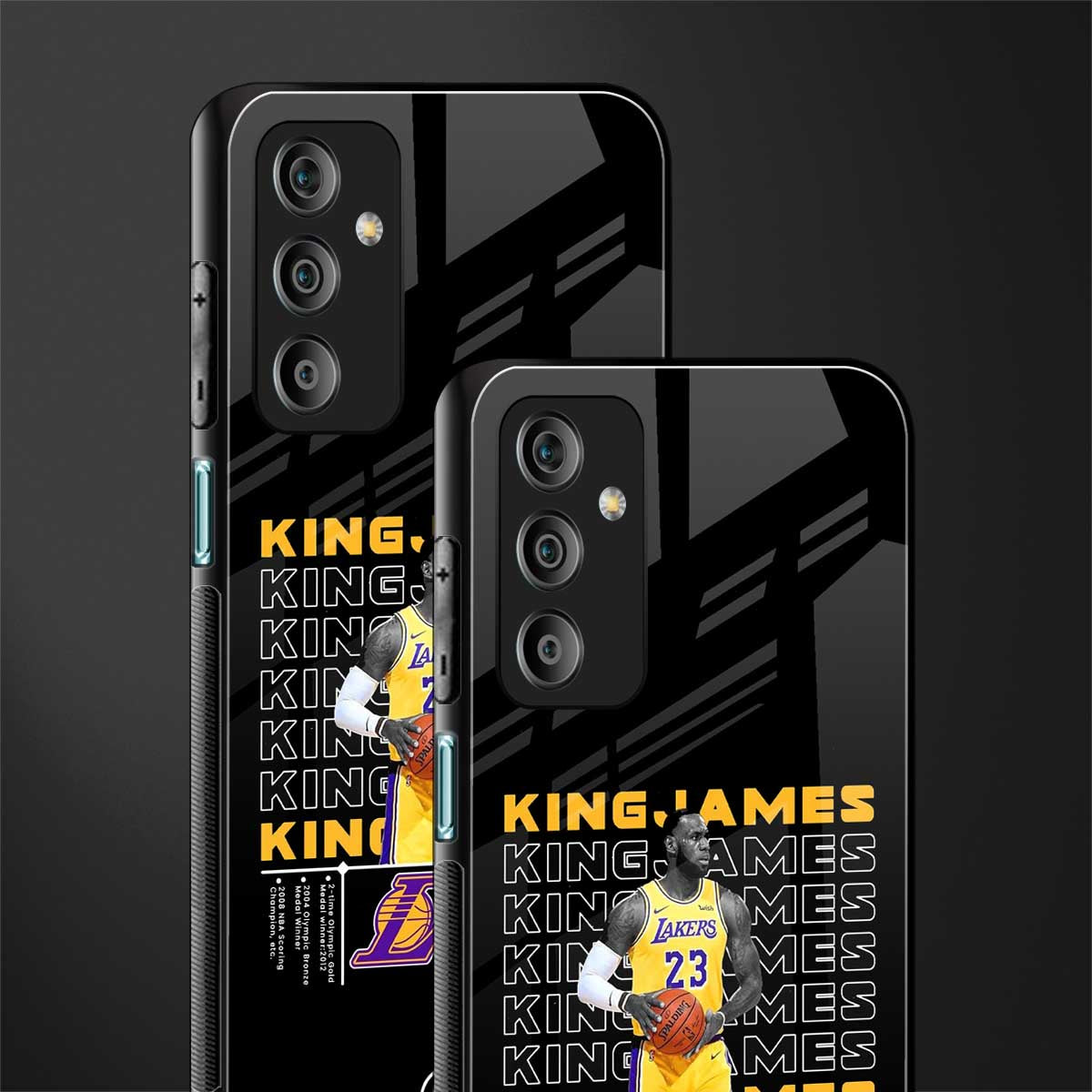 king james back phone cover | glass case for samsung galaxy f23 5g