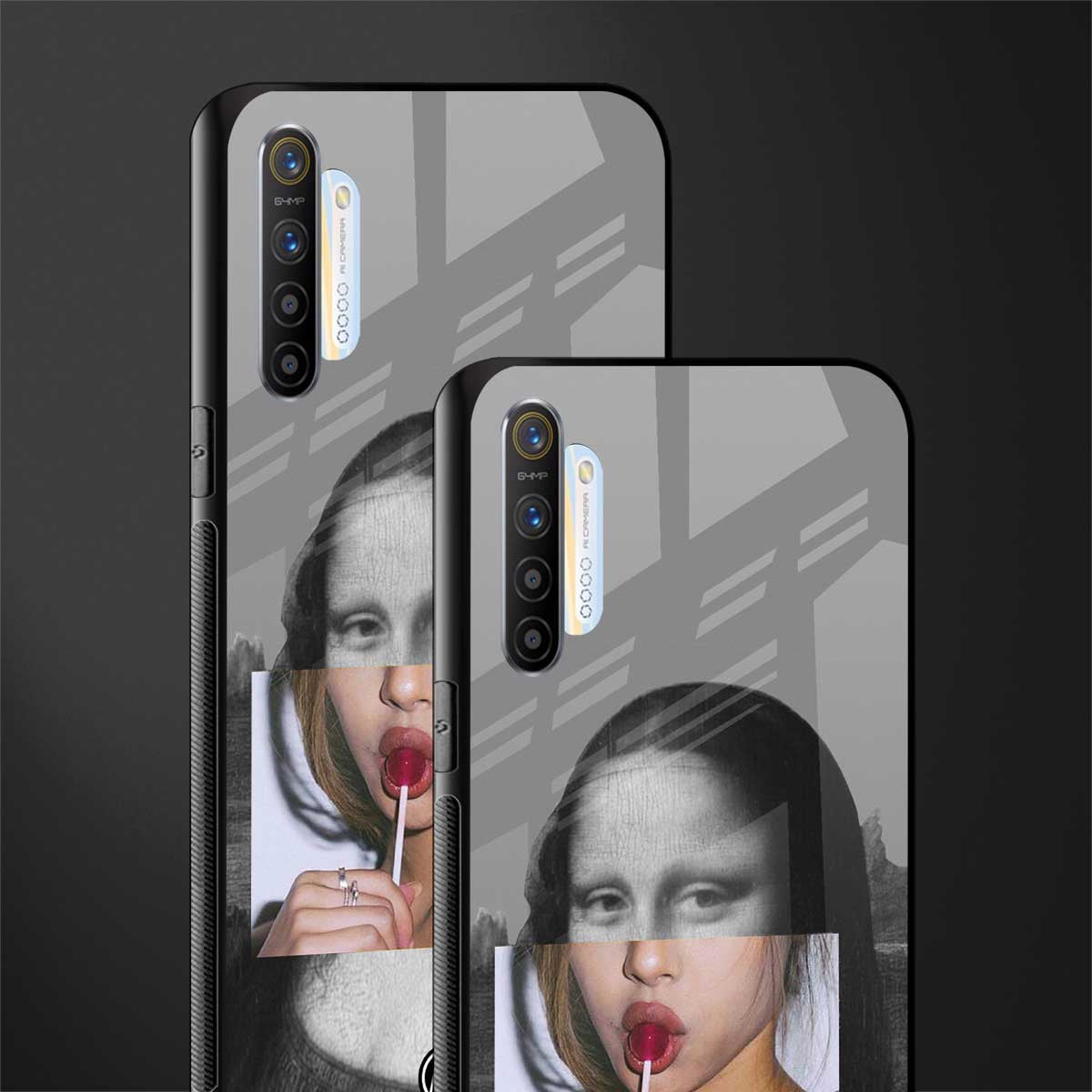la mona lisa glass case for realme x2 image-2