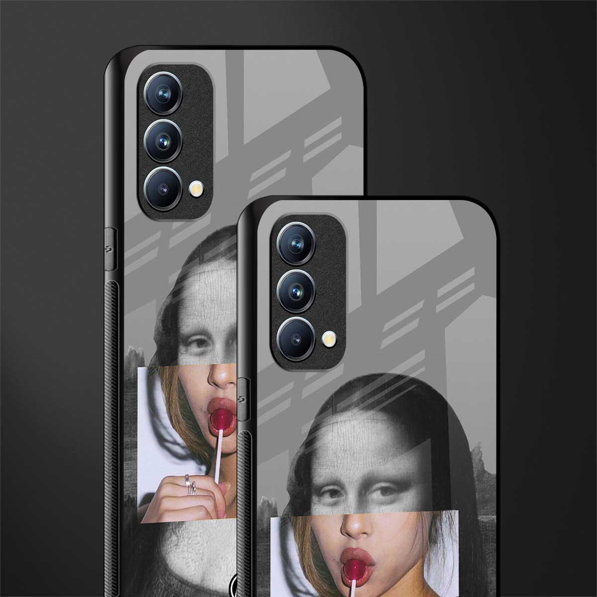 la mona lisa glass case for oppo f19s image-2