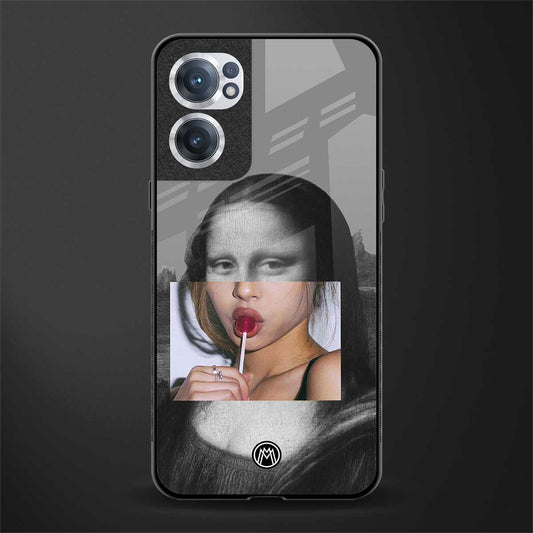 la mona lisa glass case for oneplus nord ce 2 5g image