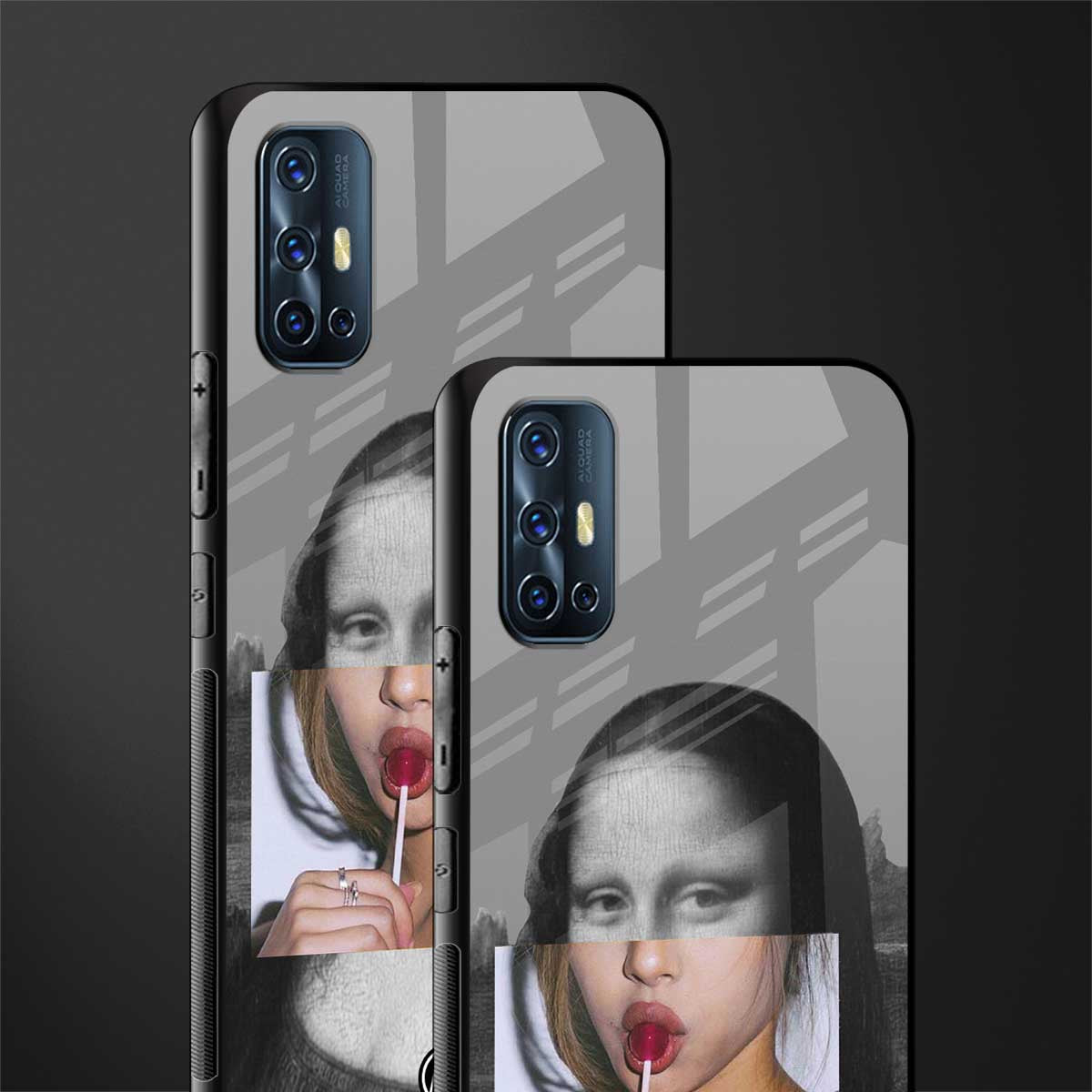 la mona lisa glass case for vivo v17 image-2
