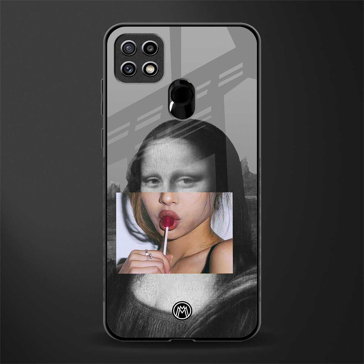 la mona lisa glass case for oppo a15 image