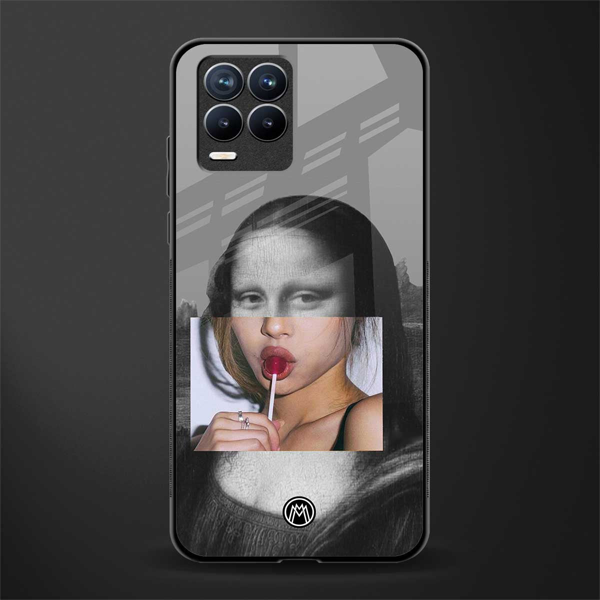 la mona lisa glass case for realme 8 4g image