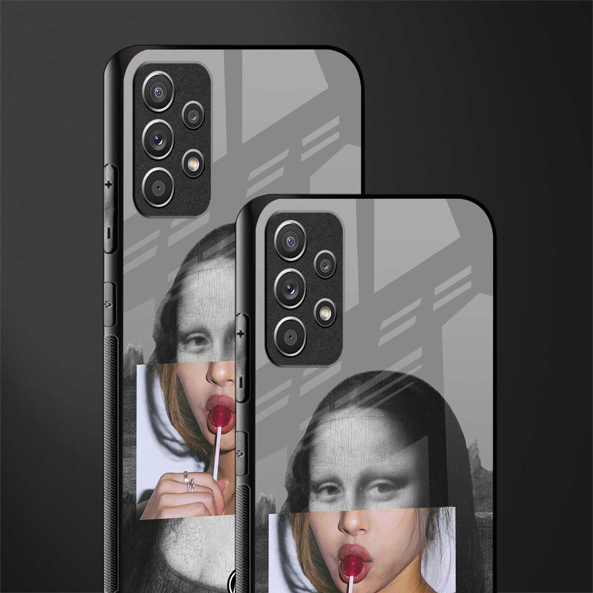 la mona lisa glass case for samsung galaxy a72 image-2