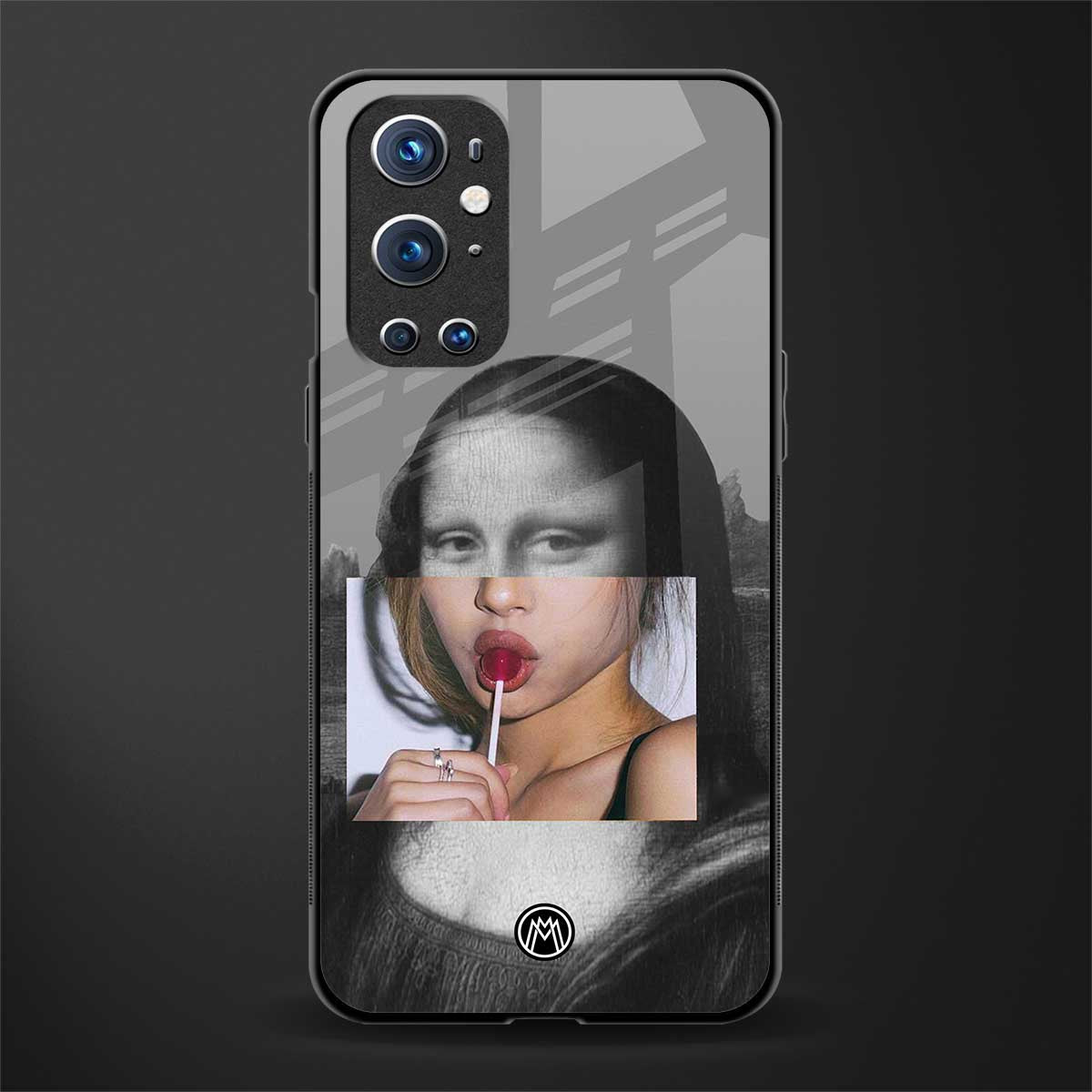 la mona lisa glass case for oneplus 9 pro image